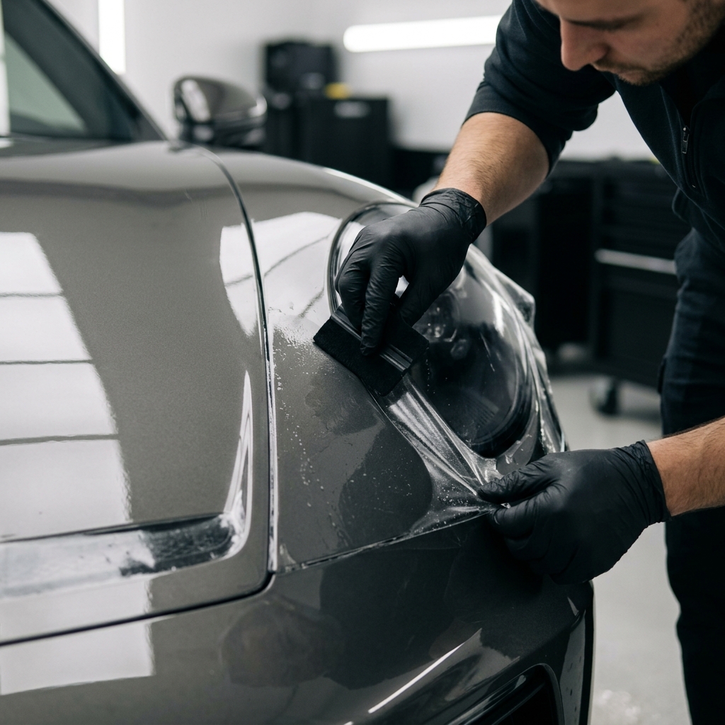 Paint protection film application